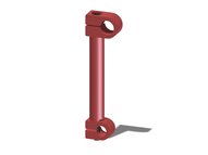 Ramię obrotowe przesuwne, drążek 150 mm, ramię obr. 1", pin 19, bez wyposażenia (PMAT.AC.14.C.00) (9901755) - Piab