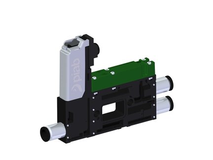 Eżektor kompaktowy piPUMP10X, dod. wysoki przepływ podciśnienia, MICRO, pojedynczy (PP.T.MC1.S.B.S16.1.6.X.CV) (9918944) - Piab