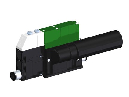 Eżektor kompaktowy piPUMP10X, wysokie podciśnienie, SX42, pojedynczy (PP.F.421.S.B.F1P1.1.P1.EM.CV) (9938432) - Piab