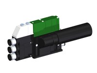 Eżektor kompaktowy piPUMP10X, wysokie podciśnienie, SX42, pojedynczy (PP.F.421.S.A.F3P1.1.6.EM.CV) (9970523) - Piab