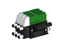 Eżektor kompaktowy piPUMP10X, wysokie podciśnienie, SX12, podwójny (PP.F.122.S.B.S2P1.3.6.EC.CV) (9945034) - Piab