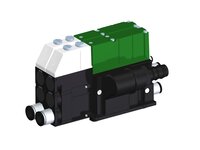 Eżektor kompaktowy piPUMP10X, wysokie podciśnienie, SX42, podwójny (PP.F.422.S.A.F1P1.2.P1.EC.CV) (9976147) - Piab