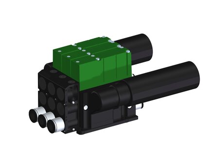 Eżektor kompaktowy piPUMP10X, wysokie podciśnienie, SX42, pojedynczy (PP.F.421.S.B.Z1P1.3.8.EN.CV) (9943580) - Piab