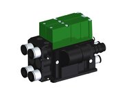 Eżektor kompaktowy piPUMP10X, wysokie podciśnienie, SX42, podwójny (PP.F.422.S.C.Z2P2.2.P2.EC.CV) (9942932) - Piab
