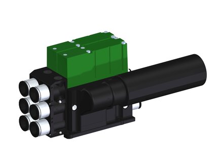 Eżektor kompaktowy piPUMP10X, wysokie podciśnienie, SX42, pojedynczy (PP.F.421.S.D.Z3P1.2.8.EN.CV) (9952877) - Piab