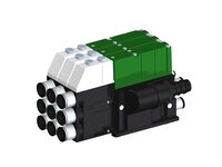 Eżektor kompaktowy piPUMP10X, wysokie podciśnienie, SX42, podwójny (PP.F.422.S.B.F3P1.3.8.EC.CV) (9966909) - Piab