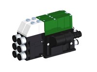 Eżektor kompaktowy piPUMP10X, wysokie podciśnienie, SX42, podwójny (PP.F.422.S.A.F3P1.2.8.EC.CV) (9962959) - Piab