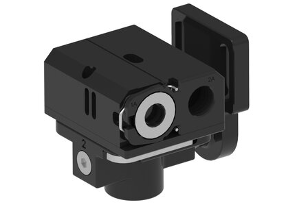 Zawór bezpieczeństwa piSAFE oddz. porty próżni i zwalniania, gw. 1/8" NPSF, G1/4", G3/8"., QPU (PSF.SS.X.X.X.BO.0F.2F.4F.QPU) (9962069) - Piab