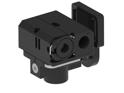 Zawór bezpieczeństwa piSAFE oddz. porty próżni i zwalniania, AQR rozwierny, 1/8" NPSF, 1/4" NPT, G3/8", QPU (PSF.SS.X.X.X.ANC.0F.3F.4F.QPU) (9959504) - Piab