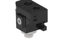 Zawór bezpieczeństwa piSAFE VSV oddz. porty próżni i zwalniania, 1/8" NPSF, G1/4", G1/4", SSX (PSF.MSS.X.X.X.BO.0F.2F.2M.SSX) (9975590) - Piab