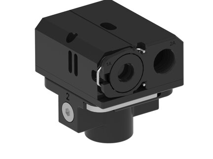 Zawór bezpieczeństwa piSAFE oddz. porty próżni i zwalniania, AQR rozwierny, gw. 1/8" NPSF, G1/4", G3/8"., QXU (PSF.SS.X.X.X.ANC.0F.2F.4F.QXU) (9966856) - Piab