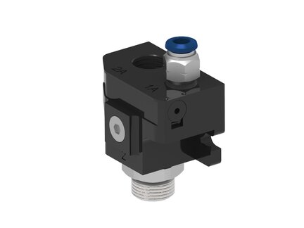 Zawór bezpieczeństwa piSAFE VSV oddz. porty próżni i zwalniania, 1/4" NPT, G3/8", SSX (PSF.MSS.X.X.X.BO.P2.3F.4M.SSX) (9959507) - Piab