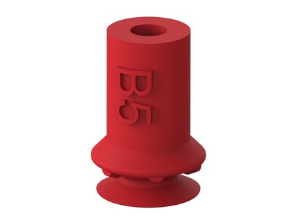 Przyssawka mieszkowa B5, Silikon SIL 50°, bez filtra (S.B5S50.XXX.00) (3150286S) - Piab