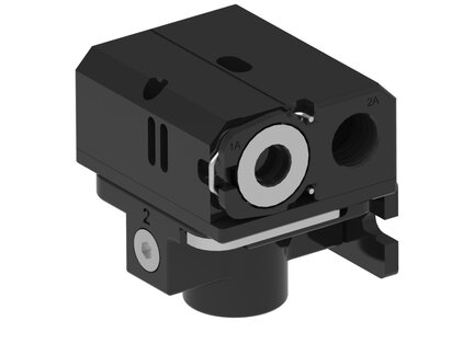 Zawór bezpieczeństwa piSAFE oddz. porty próżni i zwalniania, gw. 1/8" NPSF, G1/4", G3/8"., QSU (PSF.SS.X.X.X.BO.0F.2F.4F.QSU) (9960142) - Piab