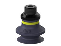 Przyssawka mieszkowa B20, Nitryl HNBR 50°, G1/8"/M5 wew. kompozyt, bez filtra (S.B20HN50.G18MMM5FC.00) (9907230) - Piab