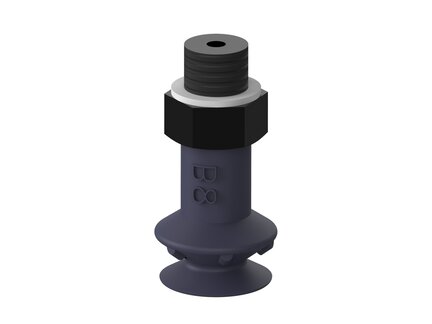 Przyssawka mieszkowa B8, Nitryl HNBR 50°, M5 zew., bez filtra (S.B8HN50.MM5M.00) (9912094) - Piab