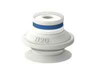Przyssawka mieszkowa B20, Silikon SIL 50°, FDA, bez filtra (S.B20SF50.XXX.00) (0200405) - Piab