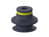 Przyssawka mieszkowa B20, Nitryl HNBR 50°, bez filtra (S.B20HN50.XXX.00) (0128712) - Piab