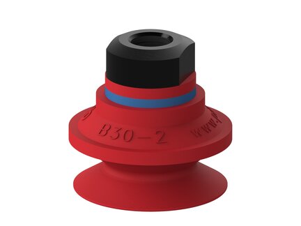 Przyssawka mieszkowa B30-2, Silikon SIL 50°, NPSF 1/8" wew., bez filtra (S.B30-2S50.NS18F.00) (9910344) - Piab