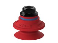 Przyssawka mieszkowa B30-2, Silikon SIL 50°, NPSF 1/8" wew. kompozyt, bez filtra (S.B30-2S50.NS18FC.00) (0110343) - Piab