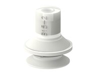Przyssawka mieszkowa B15-2, Silikon SIL 50°, FDA, bez filtra (S.B15-2SF50.XXX.00) (0200271) - Piab