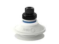 Przyssawka mieszkowa B40, Silikon SIL 50°, FDA, G1/4" zew., filtr siatkowy (S.B40SF50.G14M.01) (9909611) - Piab