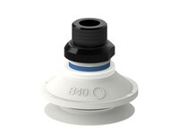Przyssawka mieszkowa B40, Silikon SIL 50°, FDA, G3/8" zew., filtr siatkowy (S.B40SF50.G38M.01) (9909809) - Piab