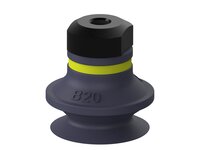 Przyssawka mieszkowa B20, Nitryl HNBR 50°, M5 wew., bez filtra (S.B20HN50.MM5F.00) (9906875) - Piab