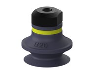 Przyssawka mieszkowa B20, Nitryl HNBR 50°, M5 wew., bez filtra (S.B20HN50.MM5F.00) (9906875) - Piab