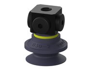 Przyssawka mieszkowa B30-2, Nitryl HNBR 75°, NPSF 5x1/8" wew., bez filtra (S.B30-2HN75.NS518F.00) (9908768) - Piab