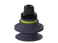 Przyssawka mieszkowa B30-2, Nitryl HNBR 75°, NPT 1/4" zew., filtr siatkowy (S.B30-2HN75.NT14M.01) (9906494) - Piab
