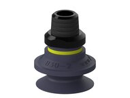 Przyssawka mieszkowa B30-2, Nitryl HNBR 75°, NPT 3/8" zew., filtr siatkowy (S.B30-2HN75.NT38M.01) (9907862) - Piab