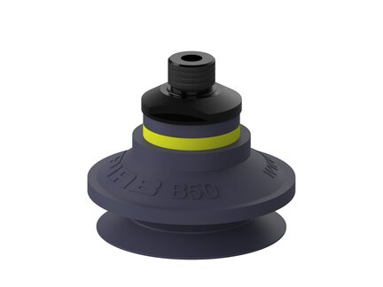 Przyssawka mieszkowa B50, Nitryl HNBR 75°, G1/4" zew., filtr siatkowy (S.B50HN75.G14M.01) (0108172) - Piab