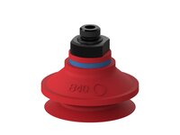Przyssawka mieszkowa B40, Silikon SIL 50°, G1/8" zew., filtr siatkowy (S.B40S50.G18M.01) (9930180) - Piab