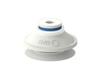 Przyssawka mieszkowa B40, Silikon SIL 50°, FDA, bez filtra (S.B40SF50.XXX.00) (0200408) - Piab