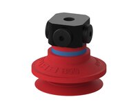 Przyssawka mieszkowa B50, Silikon SIL 50°, NPSF 5x1/8" wew., zawór ster., podw.. przepł. (S.B50S50.NS518F.52) (9973303) - Piab