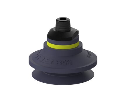 Przyssawka mieszkowa B50, Nitryl HNBR 75°, NPT 1/4" zew., filtr siatkowy (S.B50HN75.NT14M.01) (9906290) - Piab