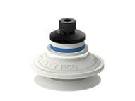 Przyssawka mieszkowa B50, Silikon SIL 50°, FDA, G1/4" zew., filtr siatkowy (S.B50SF50.G14M.01) (9909614) - Piab