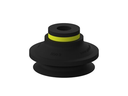 Przyssawka mieszkowa B50-2, Nirtyl-PCV 50°, dysk filtr. (S.B50-2NP50.XXX.02) (0101109) - Piab