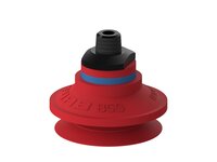 Przyssawka mieszkowa B50, Silikon SIL 50°, NPT 3/8" zew., filtr siatkowy (S.B50S50.NT38M.01) (0101634) - Piab
