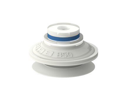 Przyssawka mieszkowa B50, Silikon SIL 50°, FDA, bez filtra (S.B50SF50.XXX.00) (0200409) - Piab