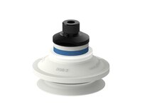 Przyssawka mieszkowa B50-2, Silikon SIL 50°, FDA, G1/4" zew., podwójny zawór przepływu (S.B50-2SF50.G14M.50) (9909618) - Piab