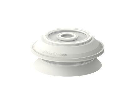 Przyssawka mieszkowa B150, Silikon SIL 60°, FDA, bez filtra (S.B150SF60.XXX.00) (0200247) - Piab