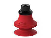 Przyssawka mieszkowa B26, Silikon SIL 50°, G1/8"/M5 wew. kompozyt, bez filtra (S.B26S50.G18MMM5FC.00) (9943818) - Piab