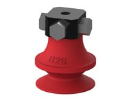 Przyssawka mieszkowa B26, Silikon SIL 50°, 5xM5 wew., bez filtra (S.B26S50.M5M5F.00) (9945168) - Piab