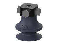 Przyssawka mieszkowa B26, Nitryl HNBR 50°, 5xM5 wew., bez filtra (S.B26HN50.M5M5F.00) (9950313) - Piab