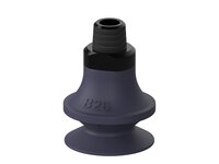 Przyssawka mieszkowa B26, Nitryl HNBR 50°, NPT 1/8" zew., filtr siatkowy (S.B26HN50.NT18M.01) (9958855) - Piab