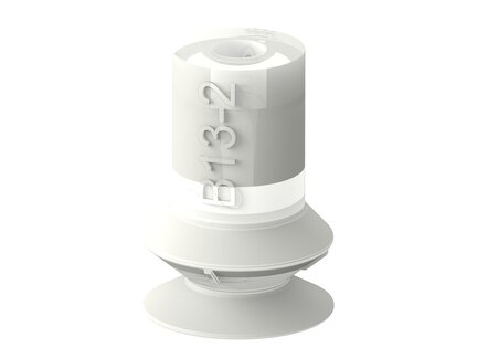 Przyssawka mieszkowa B13-2, Silikon SIL 50°, FDA, bez filtra (S.B13-2SF50.XXX.00) (0212597) - Piab