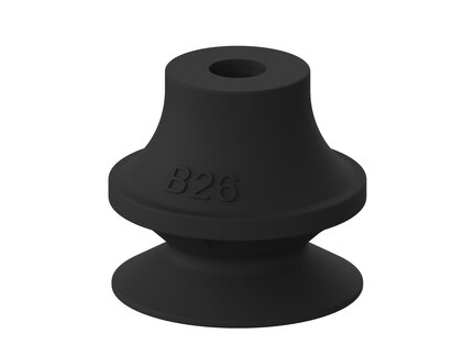 Przyssawka mieszkowa B26, Chloropren 50°, bez filtra (S.B26CR50.XXX.00) (0212603) - Piab