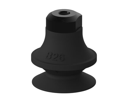 Przyssawka mieszkowa B26, Chloropren 50°, M5 wew., bez filtra (S.B26CR50.MM5F.00) (9945169) - Piab